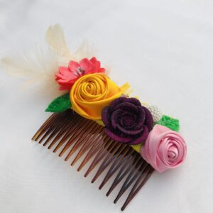 Elegant Floral Hair Comb