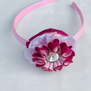 Pink Floral Hairband