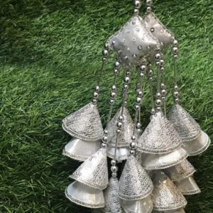 Silver Tassel with Beats Latkan