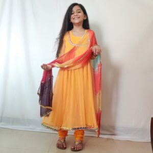 Georgette fabric suit