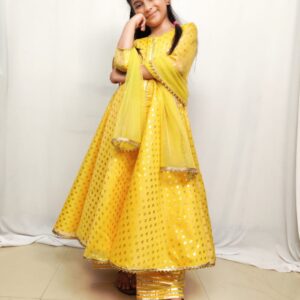 Yellow Bling Suit Set