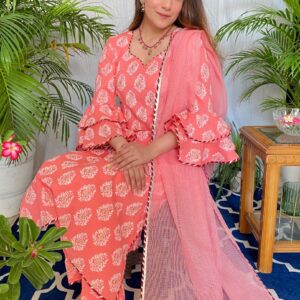 Coral Bliss Suit Set