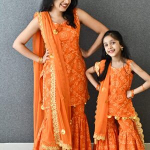 Bandhani Sharara Combo Set