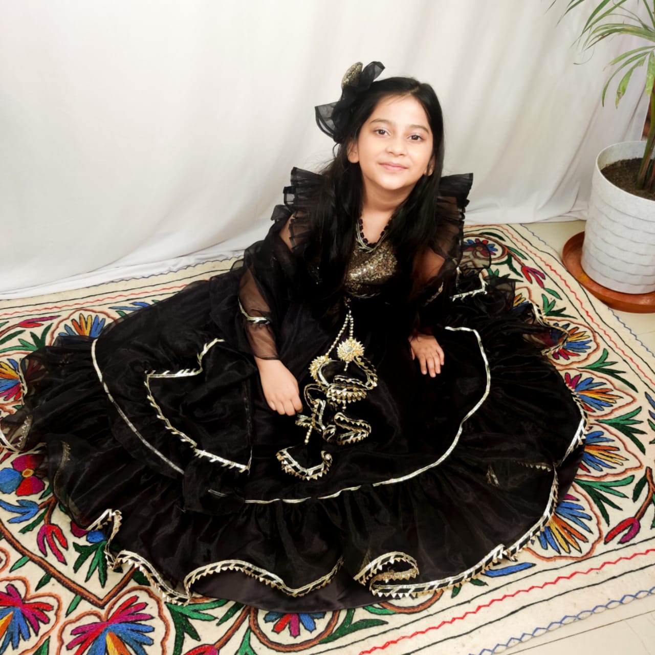 shhoshha black diamond 3 Black Diamond Lehenga Set - Image 3