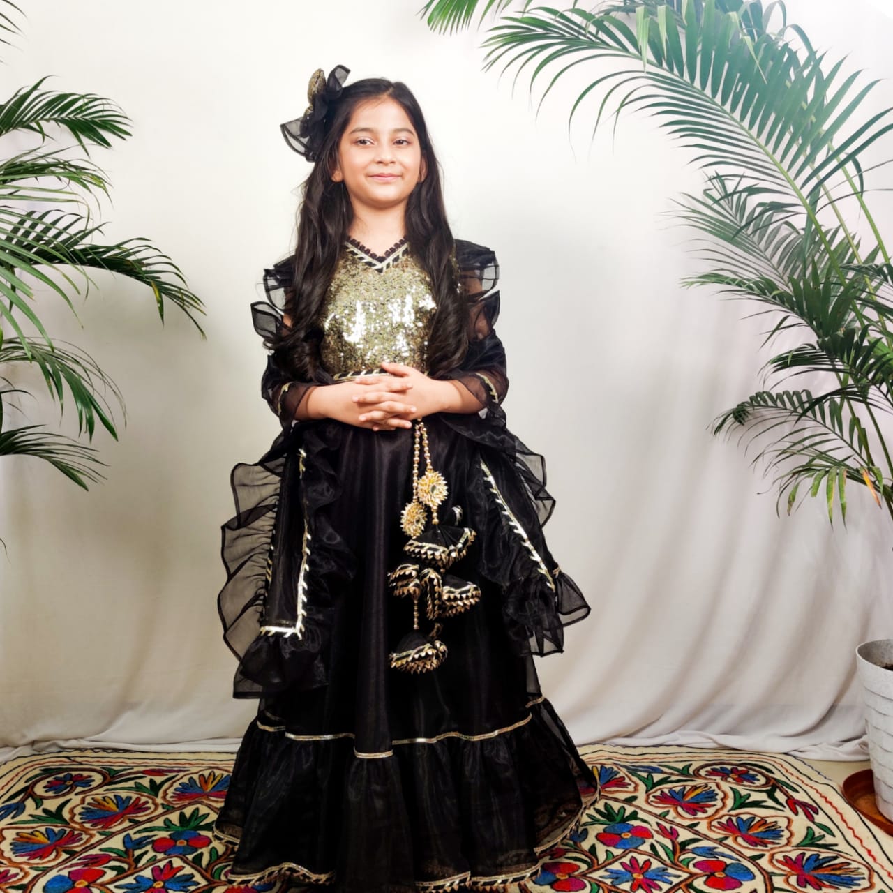 shhoshha black diamond 7 Black Diamond Lehenga Set