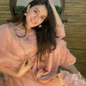 Rose Dust Satin Suit Set