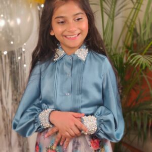 Pearly Treasure Satin Shirt