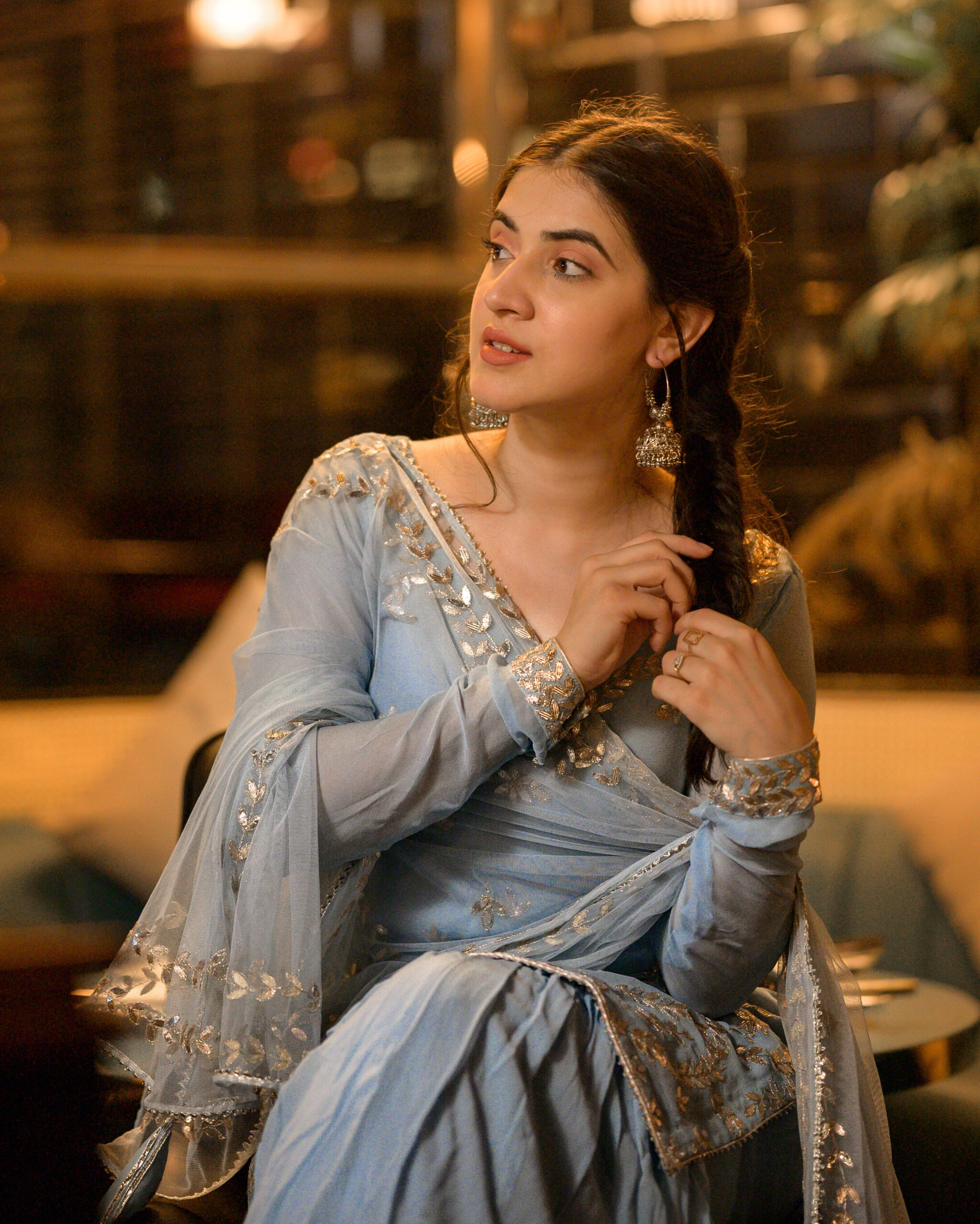 BAZM-E-NOOR SHARARA SUIT - Image 4