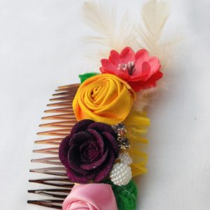 Elegant Floral Hair Comb