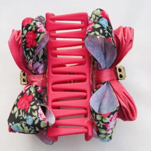 Pink Bow Hair Clutcher