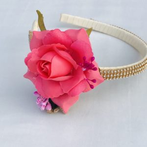 Pink Flower Hairband