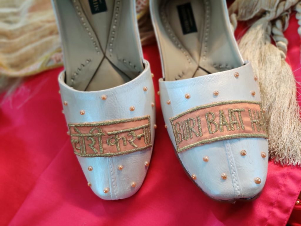 groom jutti with heels