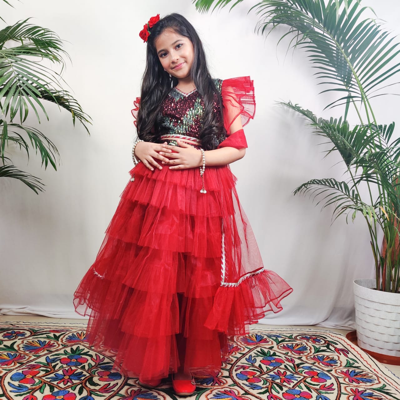 Lehengas & Ghagras | Ethinic Wear for Girls | Indian Wear - Pear Bear